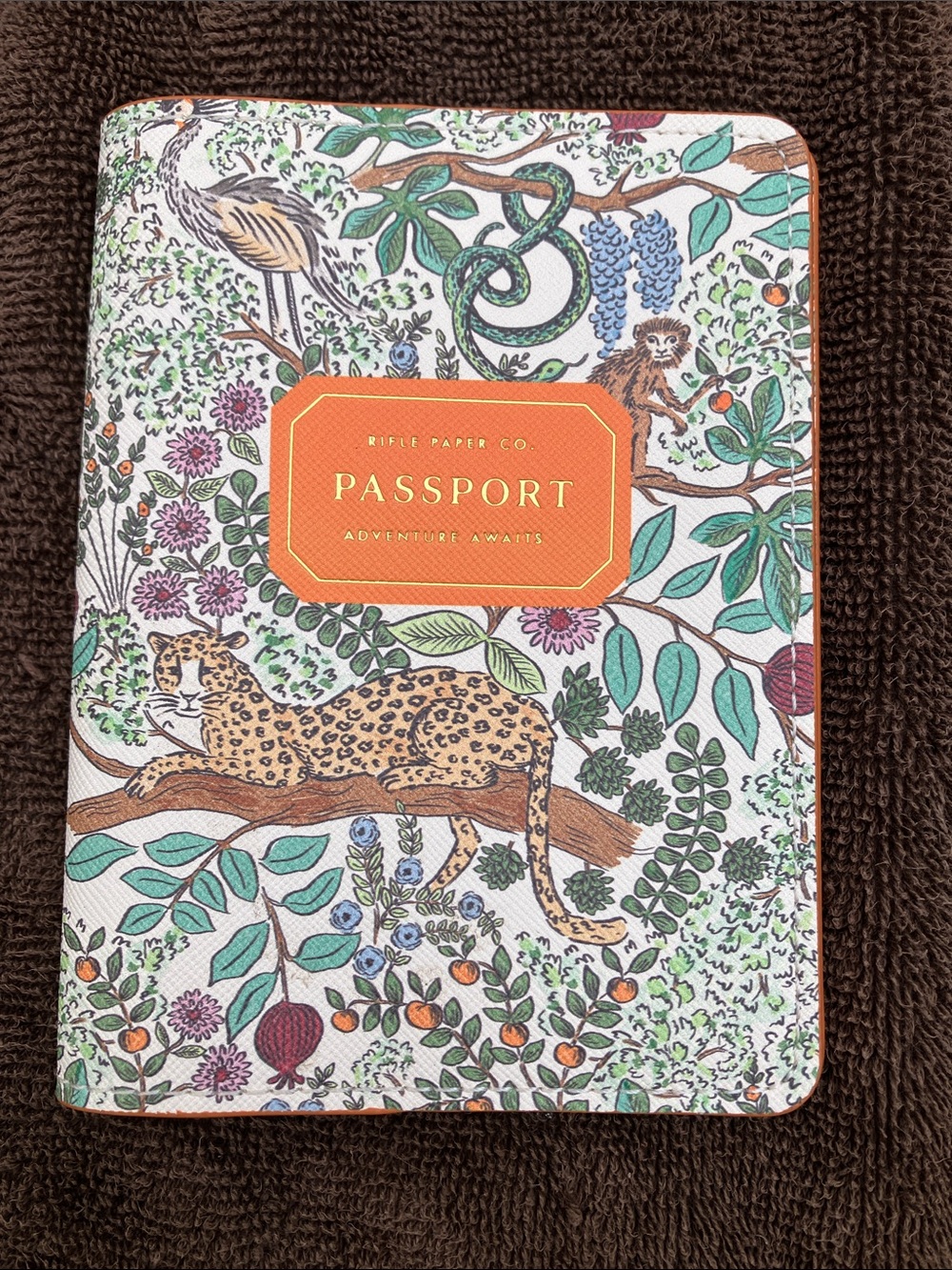 NWOT Rifle Paper Co. Safari Passport Holder